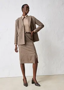 Pennkjol i ylleblandning, bonprix