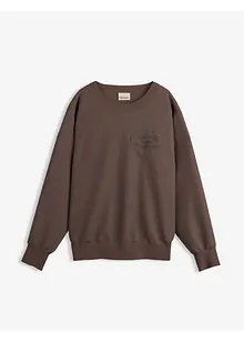 Oversizesweatshirt i mjuk bomullsmix, bonprix