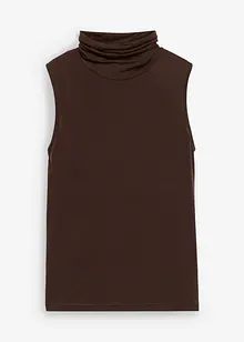 Ärmlös topp med ull, bonprix