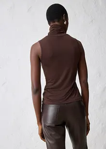 Ärmlös topp med ull, bonprix