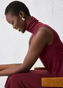 Ärmlös topp med ull, bonprix