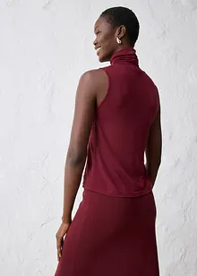 Ärmlös topp med ull, bonprix