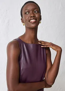 Skinnklänning av lammnappa, bonprix