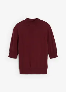 Polotröja av mjuk yllemix, bonprix