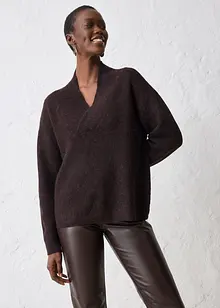 Tröja av värmande alpackamix, bonprix