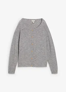 Cardigan med varm alpackaull, bonprix