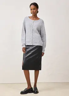 Cardigan med varm alpackaull, bonprix