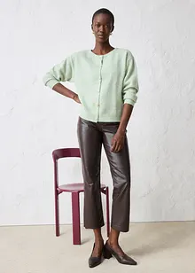 Cardigan med varm alpackaull, bonprix
