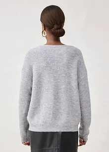Cardigan med varm alpackaull, bonprix