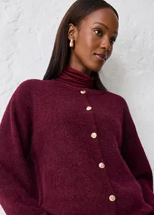 Cardigan med varm alpackaull, bonprix