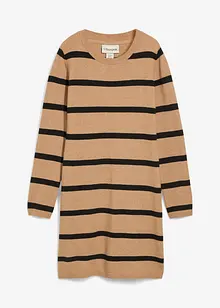 Stickad klänning i figurnära modell, bonprix