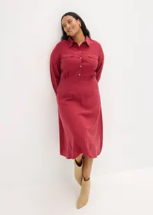 Klänning med skjortkrage, bonprix