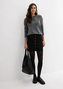 Tröja med rosetter, bonprix