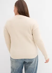 Tröja med rosetter, bonprix