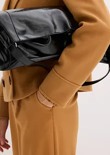 Kort jacka med yllelook, bonprix