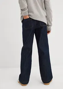 Wide Leg Jeans medelhög midja, bonprix