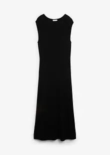 Finstickad klänning av viskosmix, bonprix