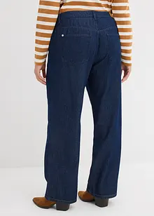 Straight jeans medelhög midja, bonprix
