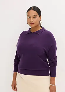 Finstickad tröja med viskos, bonprix