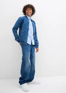 Långärmad skjorta i ren ekologisk bomull för barn, bonprix