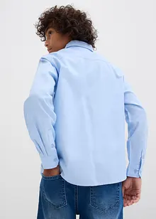 Långärmad skjorta i ren ekologisk bomull för barn, bonprix