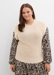 Stickad slipover, bonprix