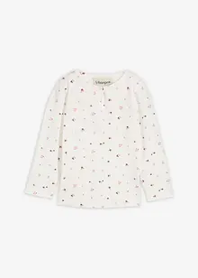 Långärmad T-shirt i ren ekologisk bomull för barn, bonprix