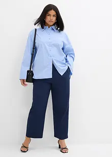 Skjortblus av ren bomull, bonprix