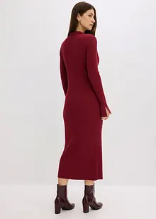 Stickad klänning av mjuk viskosmix, bonprix