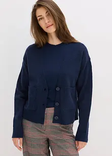 Stickad oversizekofta, bonprix