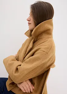 Höst- och vårjacka med yllelook, bonprix