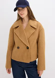 Höst- och vårjacka med yllelook, bonprix