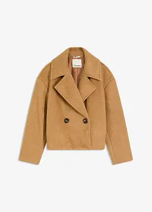 Höst- och vårjacka med yllelook, bonprix