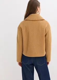 Höst- och vårjacka med yllelook, bonprix