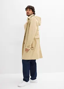 Trenchcoat med avtagbar huva, vattenavvisande, bonprix
