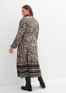 Maxiklänning i elastisk viskosmix, bonprix