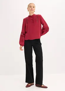 Oversizeblus med välarbetade detaljer, bonprix