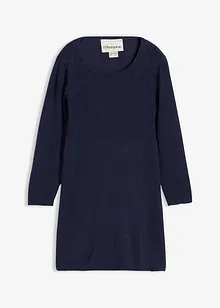 Stickad klänning, bonprix