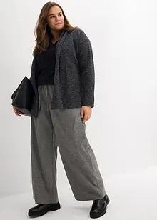 Fluffig cardigan i lurvigt material, bonprix