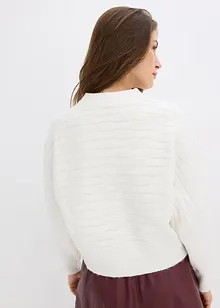 Stickad kofta i oversizemodell, bonprix