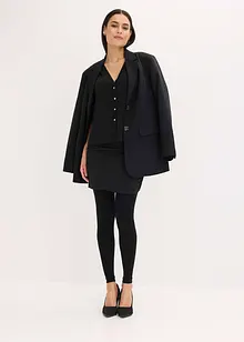 Formande, ogenomskinliga leggings med push up och bekväma muddar (80 den), bonprix