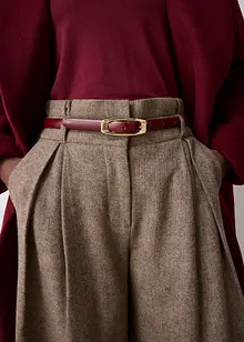 Smalt läderskärp, bonprix