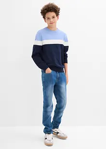 Finstickad tröja i ren bomull för barn, bonprix