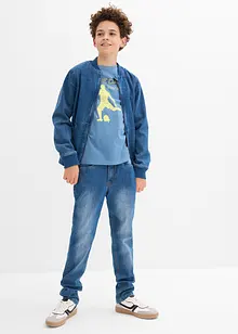 Långärmad topp av ekologisk bomull, bonprix