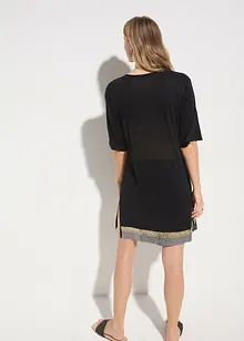 Transparent strandtunika i viskos, bonprix