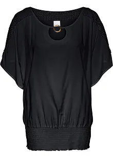 Blus av ren viskos, bonprix
