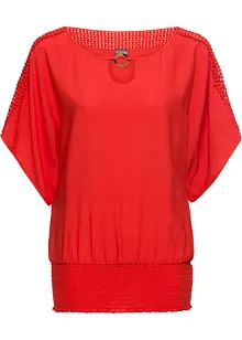 Blus av ren viskos, bonprix