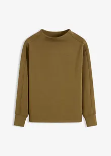 Oversizeweatshirt i mjuk och stabil trikå, bonprix