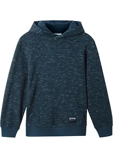 Sweatshirt med huva i mjuk bomullsmix för barn, bonprix