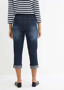Slim Fit Jeans, Mid Waist, med bomull, bonprix